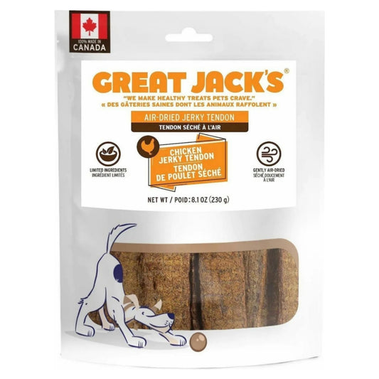 Great Jack's犬用天然風乾小食-雞肉乾嫩條8.1oz(230g) (007755)