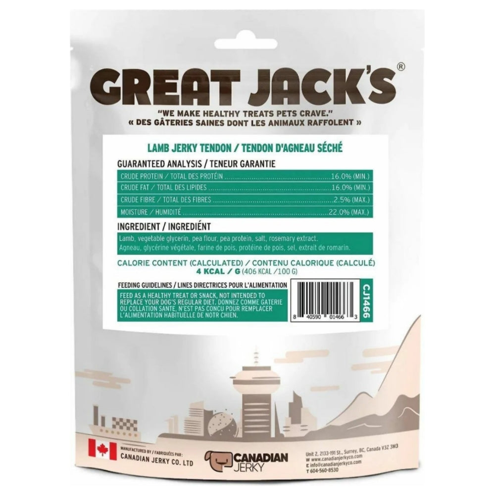 Great Jack's犬用天然風乾小食-羊肉乾嫩條7oz(199g) (007756)