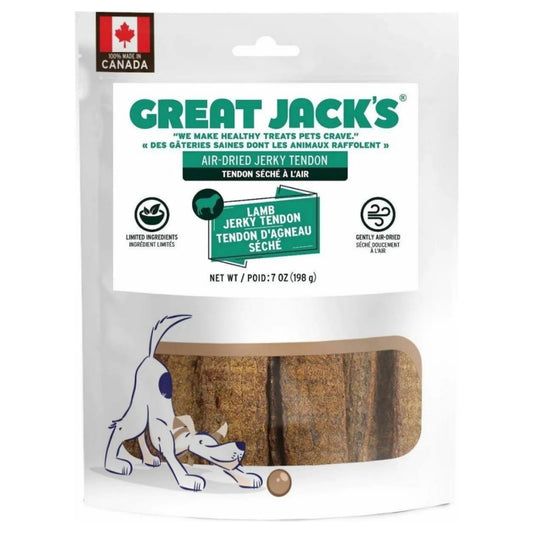 Great Jack's犬用天然風乾小食-羊肉乾嫩條7oz(199g) (007756)