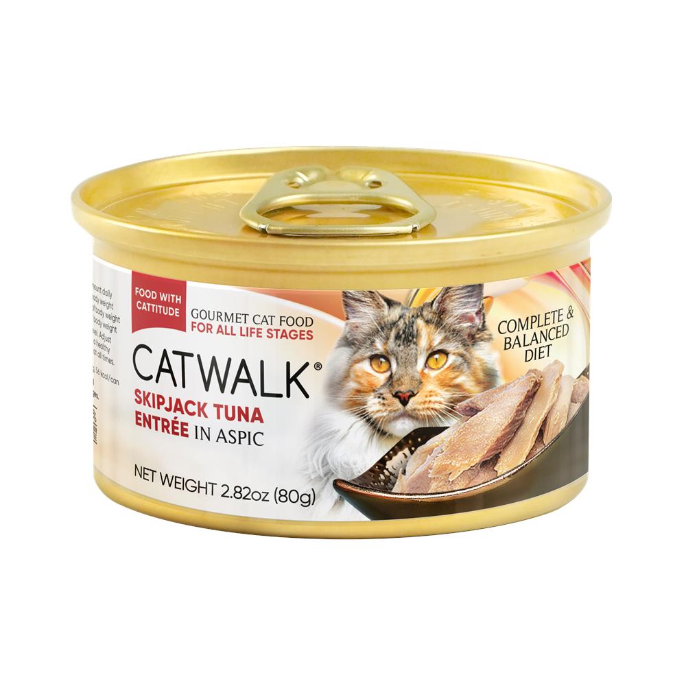 CATWALK貓主食罐頭 - 鰹吞拿魚80g (007765)