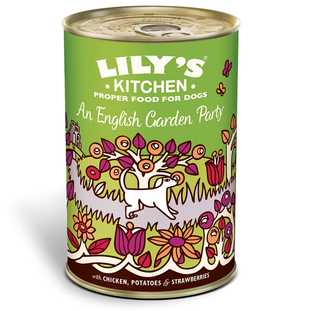 Lily's Kitchen - 天然犬用主食罐 - 英式雞肉派對400g (007800)