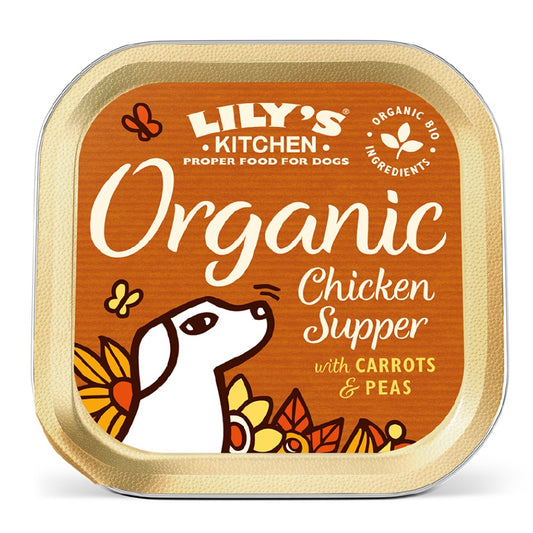 Lily's Kitchen - 有機犬用主食罐 - 有機雞肉特餐150g (007811)