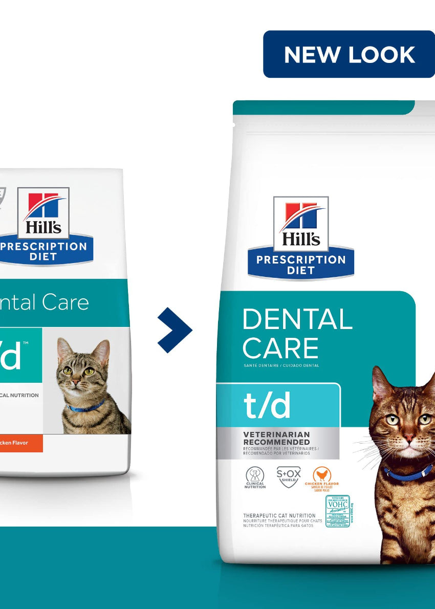 Hill's Prescription Diet t/d Dental Care Feline  / 希爾思貓用口腔護理 1.5kg (10363HG)