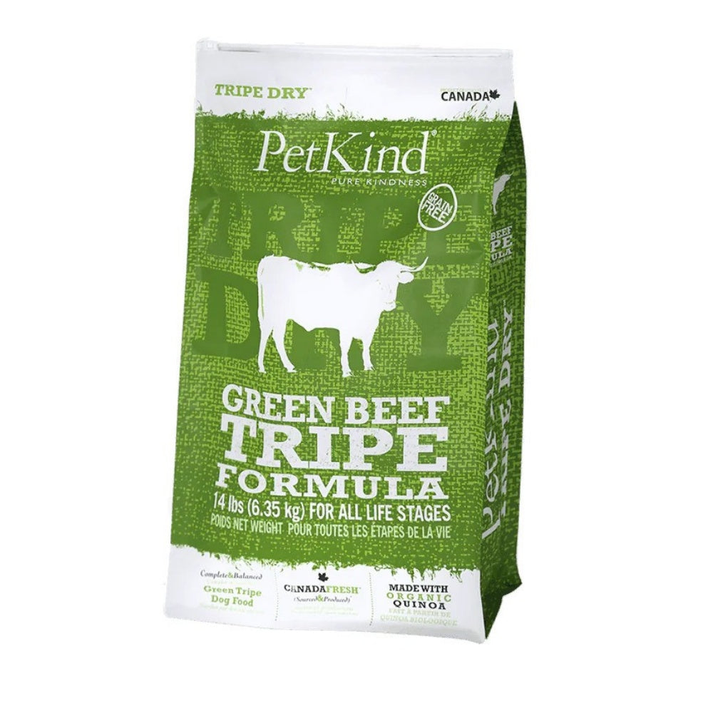 PetKind - 無穀物全犬乾糧-牛草胃及牛肉配方14lb (1-721)