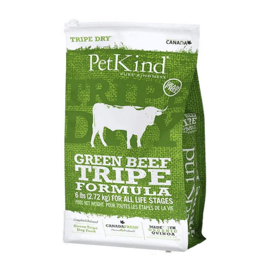 PetKind - 無穀物全犬乾糧-牛草胃及牛肉配方6lb (1-722)