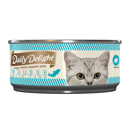 *原箱優惠* Daily Delight Cat Pure & Mousse 系列80g貓罐頭 -24罐 (不可混款)