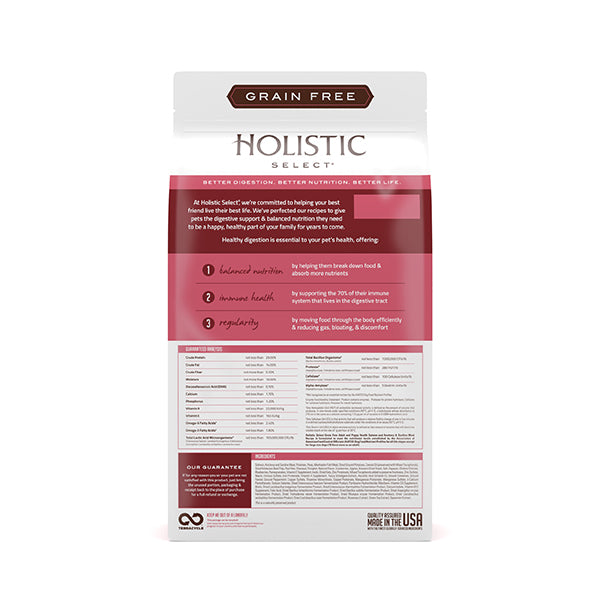 Holistic Select - 無穀物全犬三文魚、鯷魚及沙甸魚配方 24lb (000706)