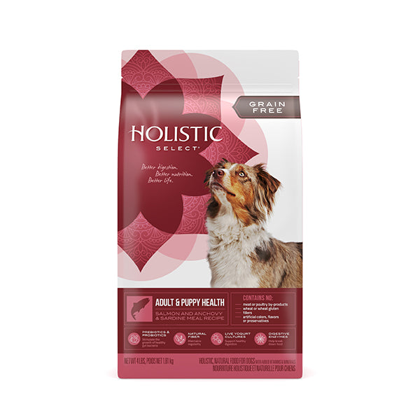 Holistic Select - 無穀物全犬三文魚、鯷魚及沙甸魚配方 24lb (000706)