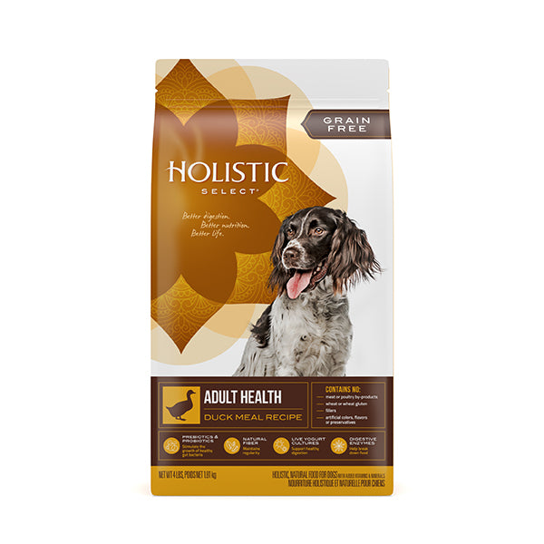 Holistic Select - 無穀物成犬鴨肉低敏配方 24lb (000708)