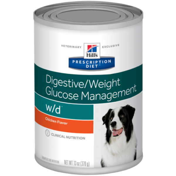 Hill's prescription w/d Digestive / Weight / Glucose Management Canine/ 希爾思犬用消化/體重/血糖 管理罐頭 13oz X12 (7017)