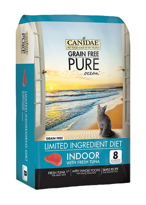 Canidae Pure Ocean Indoor for Cats無穀物吞拿魚配方貓糧10lb (003035)