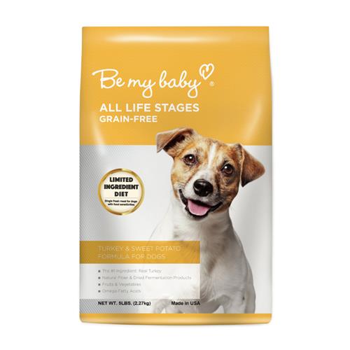 Be My Baby全犬糧-無穀物火雞+甘薯配方5lb (000239)