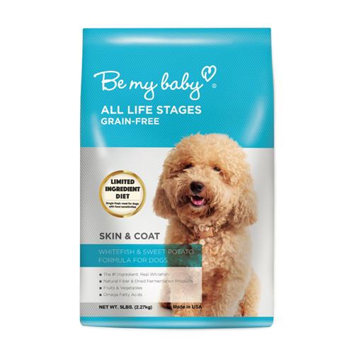 Be My Baby全犬糧-無穀物白身魚+甘薯配方5lb (000240)