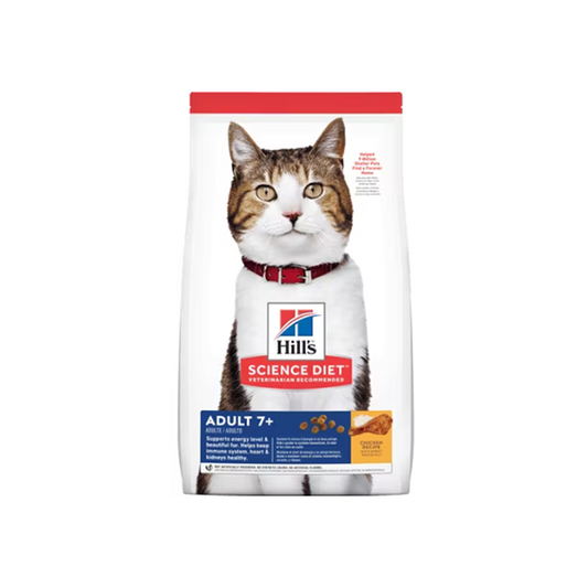 Hill's Science Diet Adult 7+ Original For Cats  / 希爾思高齡貓活力長壽配方（原味）3.5kg (10312HG)