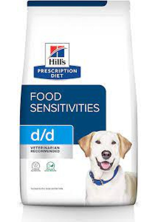 Hill's Prescription Diet d/d Skin Sensitivities Canine ( Potato & Duck ) / 希爾思犬用皮毛亮澤處方(馬鈴薯& 鴨肉) 8lbs (5347)