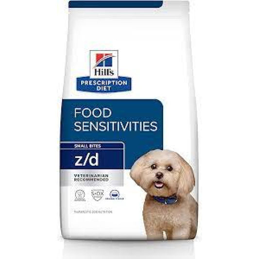 Hill's prescription diet z/d Skin/Food Sensitivities (Small Bite) Canine 犬用皮膚/食物敏感(小型犬)1.5kg (10983HG)