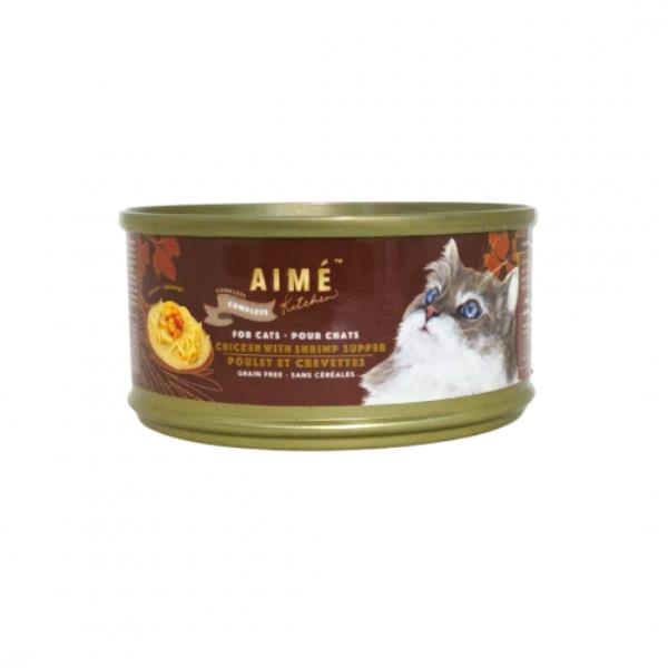 *原箱優惠* AIME Kitchen無穀物均衡貓罐75g x24罐(不可混款) 低至$290/盤 (006459)