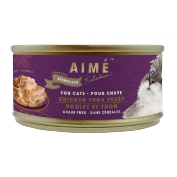 *原箱優惠* AIME Kitchen無穀物均衡貓罐75g x24罐(不可混款) 低至$290/盤 (006459)
