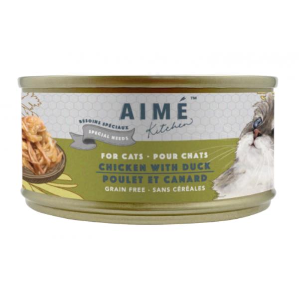 *原箱優惠* AIME Kitchen無穀物均衡貓罐75g x24罐(不可混款) 低至$290/盤 (006459)