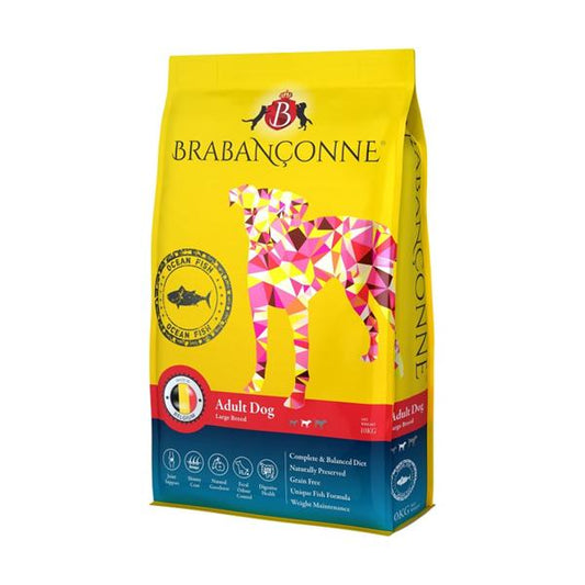 Brabanconne 大型成犬魚肉配方20KG(白袋) (006290)