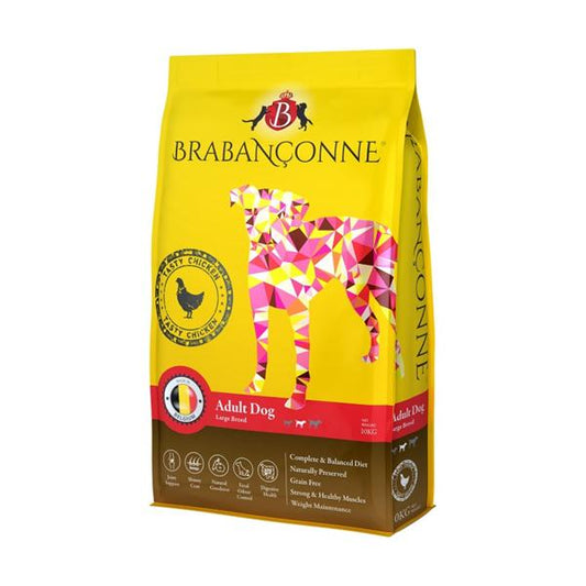 Brabanconne 大型成犬雞肉配方20KG(白袋) (004559)