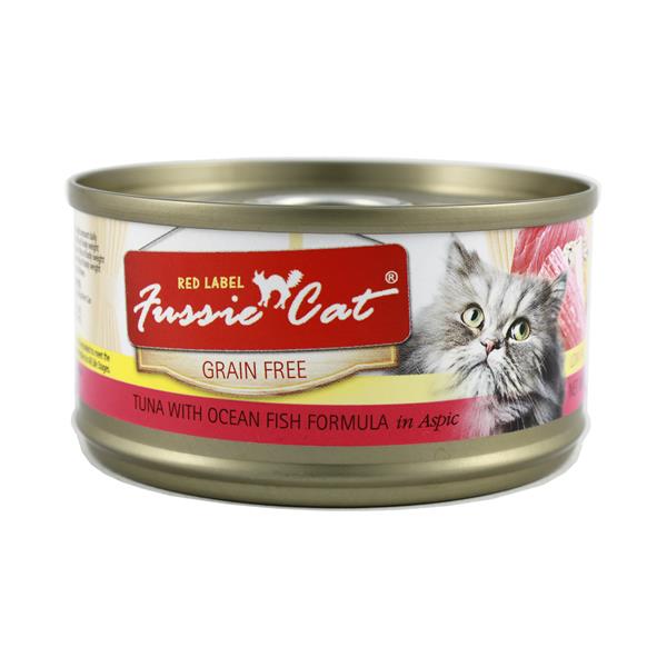 *原箱優惠*Fussie Cat Red Label天然貓罐頭80g x24罐(不可混款)