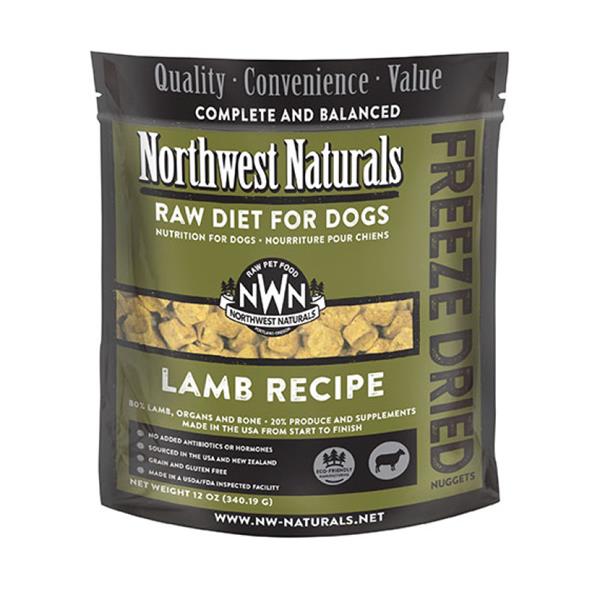 Northwest Naturals 無穀物脫水狗糧-羊肉味 12oz (002258)