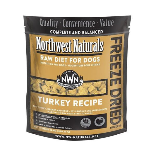 Northwest Naturals無穀物脫水狗糧-火雞肉味 12oz (002178)