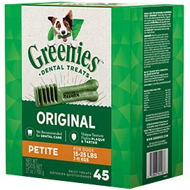 GREENIES - CANINE DENTAL TREATS 潔齒骨 (的骰犬 / 迷你犬 / 標準犬 / 大型犬)27OZ