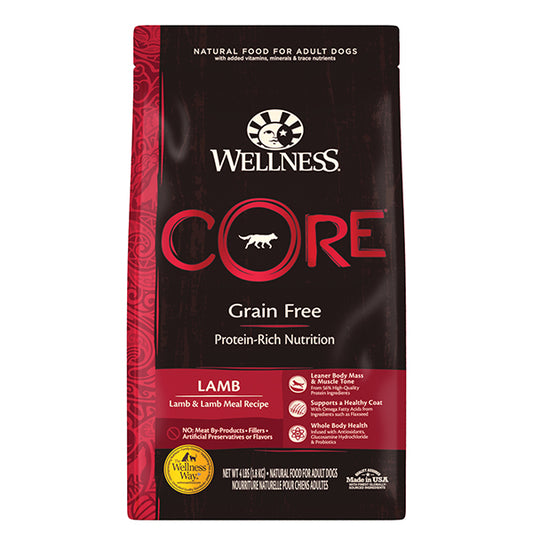 Wellness CORE - 無穀物成犬羊肉配方4lb (005492)