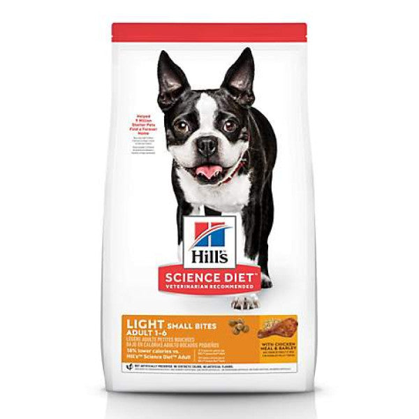 HIll's Adult Light Small Bites For Dogs /  希爾思成犬減肥配方（細粒）15lbs (603931)