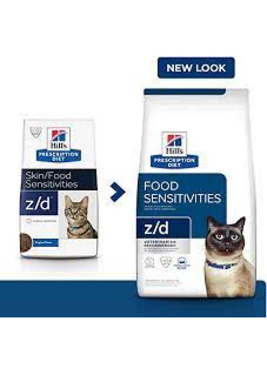 Hill's Prescription Diet z/d Skin Food Sensitivities Feline / 希爾思皮膚及食物敏感處方貓糧  4lbs (7905)