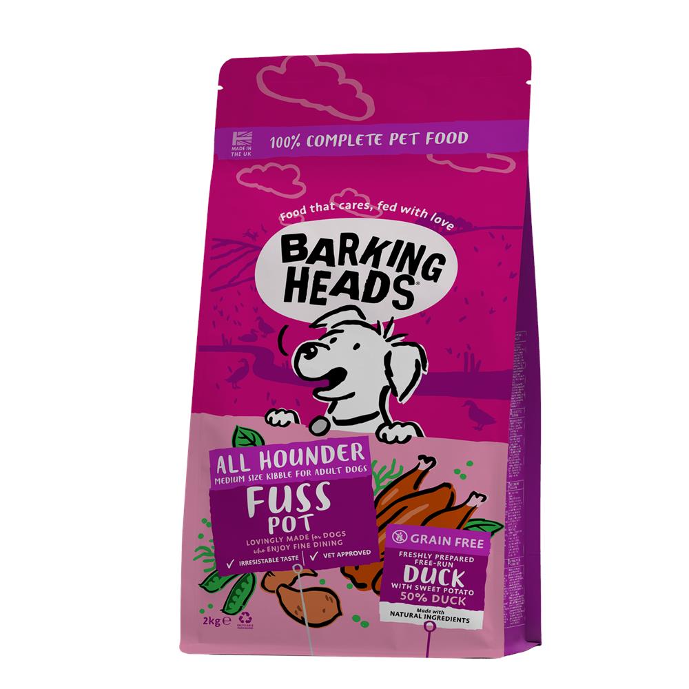 Barking Heads無穀物全天然成犬配方-放養鴨肉2kg (004974)