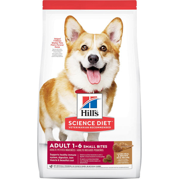 Hill's Adult Lamb Meal & Rice Recipe Small Bites For Dogs  / 希爾思成犬羊飯配方（細粒）3kg (1141HG)