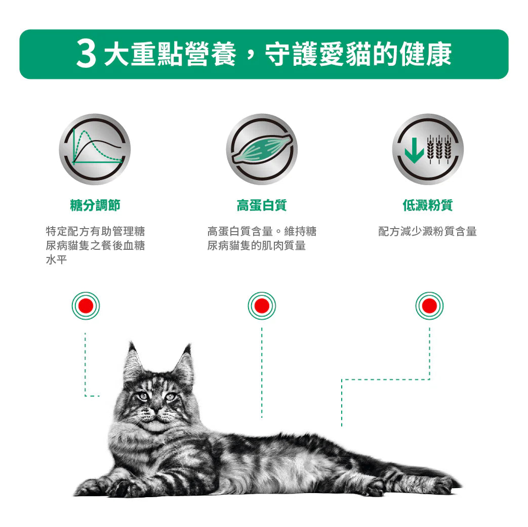 ROYAL CANIN - 成貓糖尿病處方糧 - FELINE DIABETIC 1.5KG