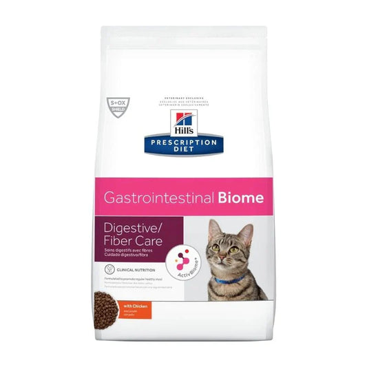 Hill's FELINE GASTROINTESTINAL BIOME (DIGESTIVE / FIBER CARE) - 希爾思處方食品貓用健康腸菌叢配方乾糧 4磅 (604199)