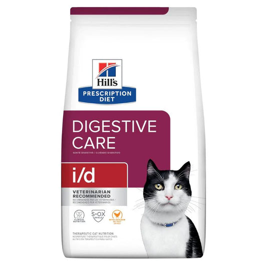 Hill's FELINE I/D DIGESTIVE CARE 4LBS / 希爾思處方食品 - I/D 貓用消化系統護理配方 4磅 (4629)