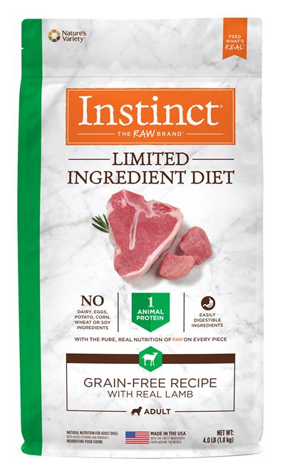 Nature's Variety Instinct 單一蛋白羊肉犬用糧 4lb (003683)