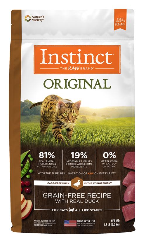 Nature's Variety Instinct本能無穀物鴨肉貓用糧 10lb  (004244)