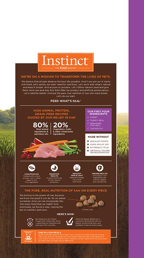 Nature's Variety Instinct 本能無穀物兔肉貓用糧 10lb (003692)
