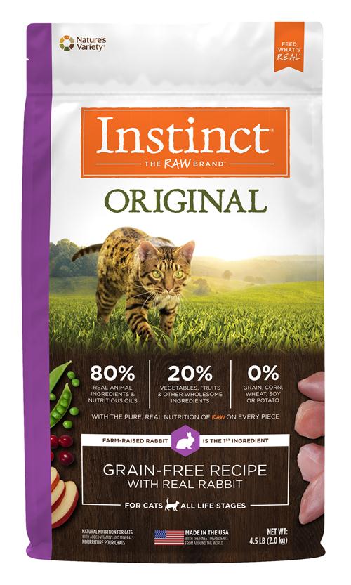 Nature's Variety Instinct 本能無穀物兔肉貓用糧 10lb (003692)