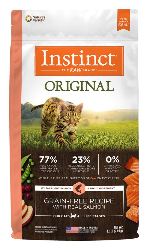 Nature's Variety Instinct本能無穀物三文魚貓用糧4.5lb (003693)
