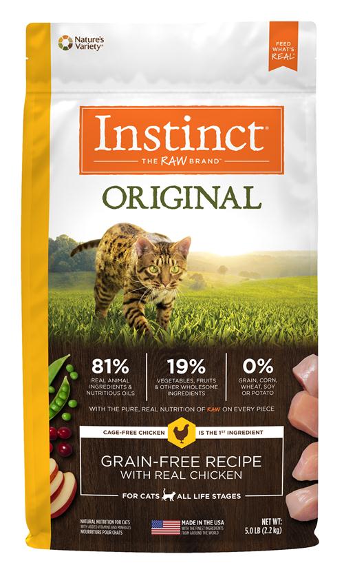 Nature's Variety Instinct本能無穀物雞肉貓用糧5lb (003688)