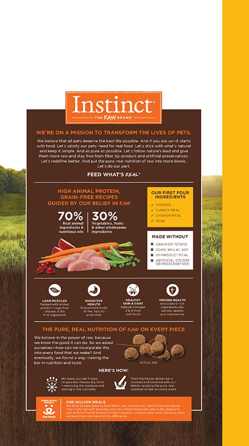 Nature's Variety Instinct本能無穀物雞肉犬用糧 22.5lb (003667)