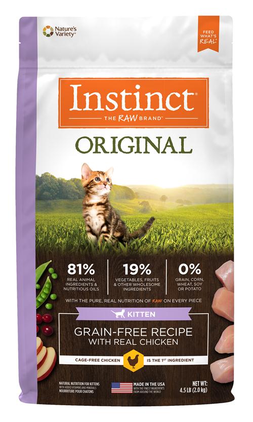 Nature's Variety Instinct 本能無穀物雞肉幼貓用糧 4.5lb (003695)