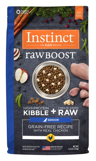 Nature's Variety Instinct Raw Boost生肉無穀物雞肉老犬用糧 4lb (003681)