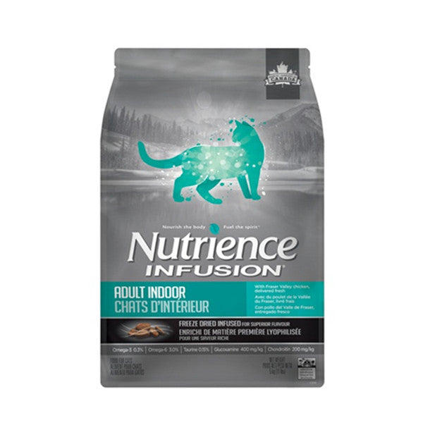 Nutrience Infusion凍乾外層鮮雞肉室內貓配方11lb  (005454)