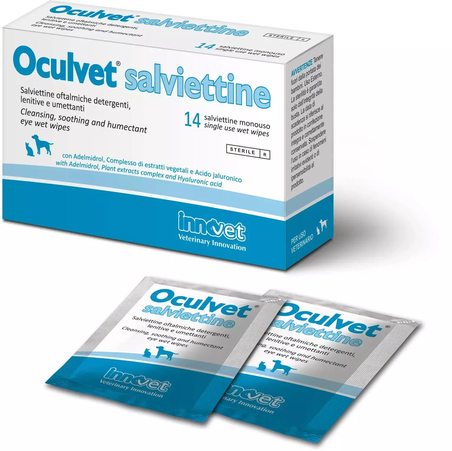 INNOVET VETERINARY INNOVATION - OCLUVET WIPES 14PCS