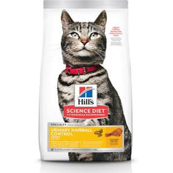 Hill's Science Diet Adult Urinary Hairball Control For Cats  / 希爾思成貓泌尿道健康和去毛球 3.5lbs (10135)