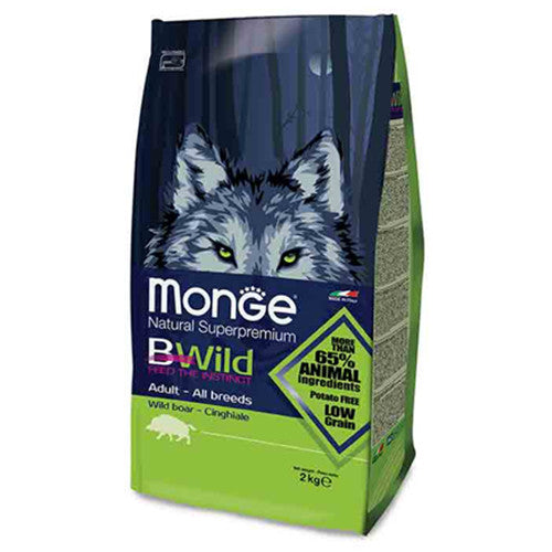 Monge BWild天然狗糧-低穀物成犬野豬肉配方2.5kg(003783)